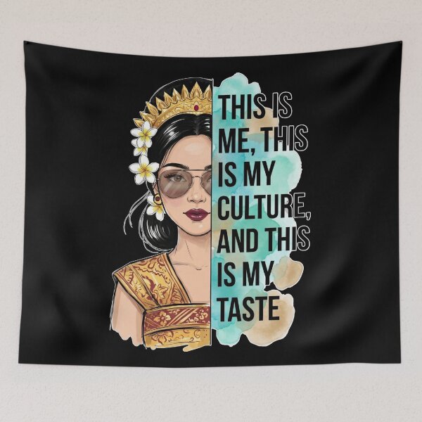 Item preview, Modern Balinese Queen - Culture Pride Aesthetic Art designed and sold by Khanz4Design.