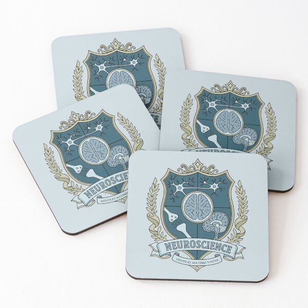 Item preview, Neuroscience Crest - Science Coat of Arms designed and sold by MicroMarket.