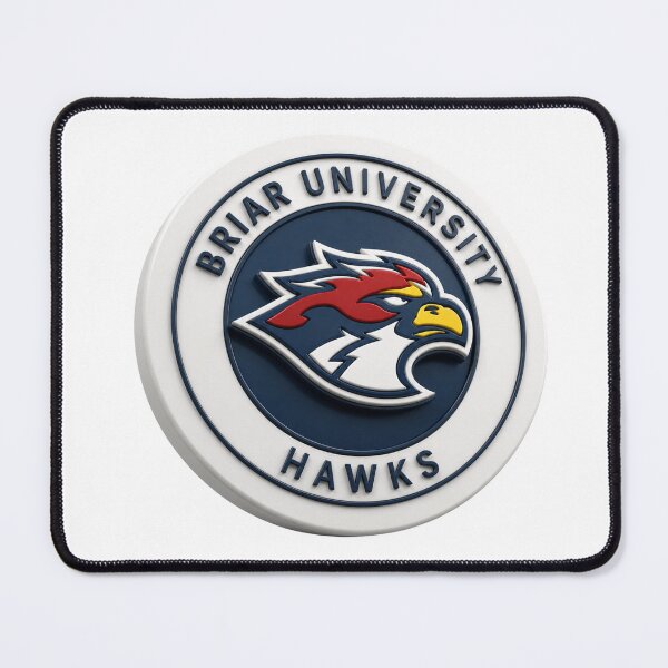 Item preview, 3D Briar University Hawks Mascot Sports Logo designed and sold by Kala Design.