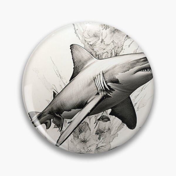 Item preview, Ink Shark Sketch designed and sold by DSAHART.