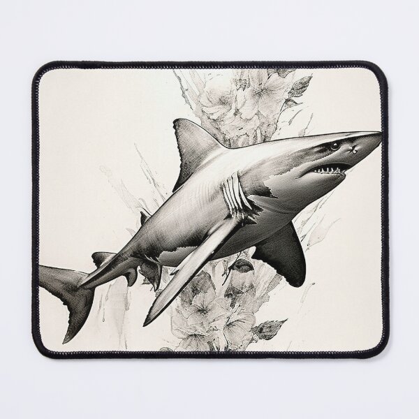 Item preview, Ink Shark Sketch designed and sold by DSAHART.