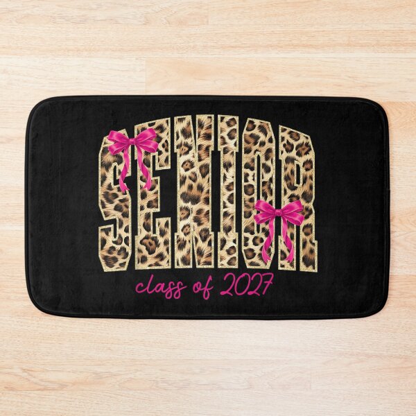 Item preview, Cute Cheetah Print Senior Class of 2027 Girly Pink Bow Design designed and sold by RuperDelois.