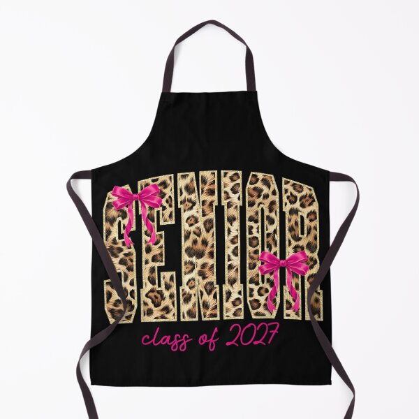Item preview, Cute Cheetah Print Senior Class of 2027 Girly Pink Bow Design designed and sold by RuperDelois.
