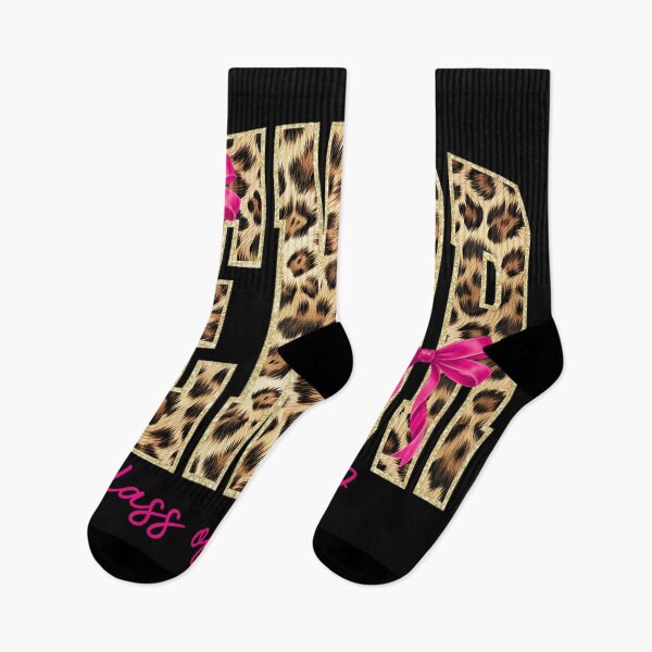 Item preview, Cute Cheetah Print Senior Class of 2027 Girly Pink Bow Design designed and sold by RuperDelois.
