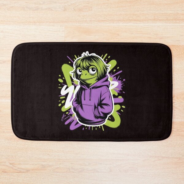 Item preview, Funny Frog Bob Haircut Meme Chaotic Internet Humor and Frog Meme Graphic designed and sold by Redgiant87x.