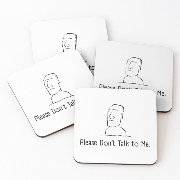 Item preview, Please Don't Talk to Me. designed and sold by CarefulCreation.