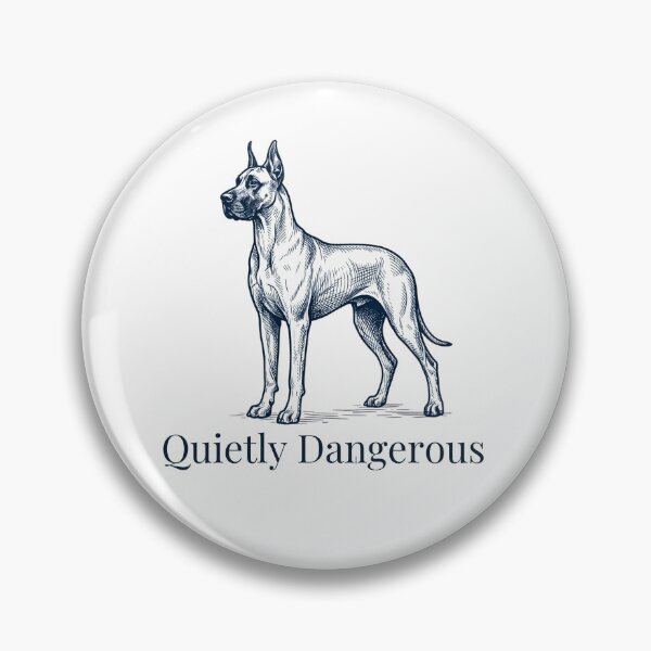 Item preview, Quietly Dangerous Great Dane - Vintage Engraving Dog Art designed and sold by TheSquirla.