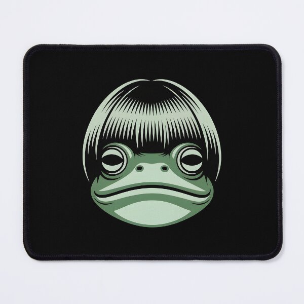 Item preview, Funny Frog Bob Haircut Meme Funny Internet Humor Artwork with Frog Meme Style designed and sold by Redgiant87x.