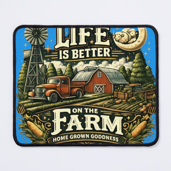 Item preview, Life Is Better on the Farm Vintage Sheep Lover designed and sold by CatLovers Studio.