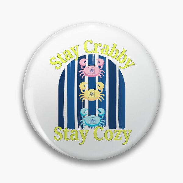 Item preview, Stay Crabby Stay Cozy Cute Preppy Summer Crab  designed and sold by VibranPalette.