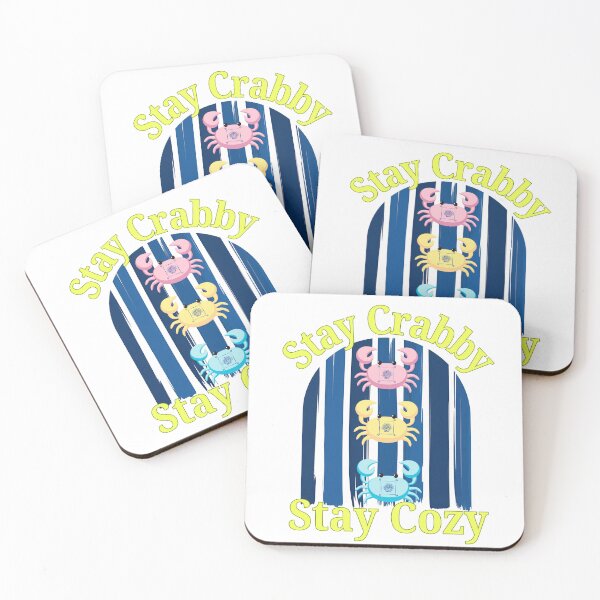 Item preview, Stay Crabby Stay Cozy Cute Preppy Summer Crab  designed and sold by VibranPalette.