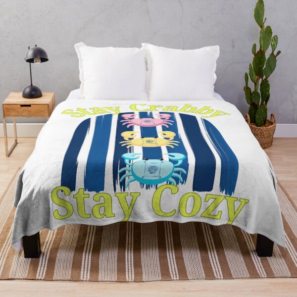Item preview, Stay Crabby Stay Cozy Cute Preppy Summer Crab  designed and sold by VibranPalette.
