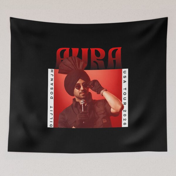 Item preview, Aura Tour Diljit Dosanjh designed and sold by DetujackalShop.