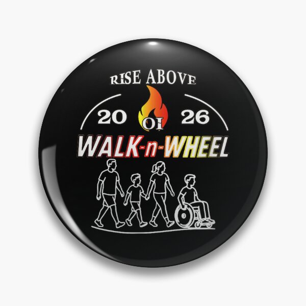 Item preview, Rise Above 2026 Walk And Wheel Charity Awareness Community Event Illustration designed and sold by RuperDelois.