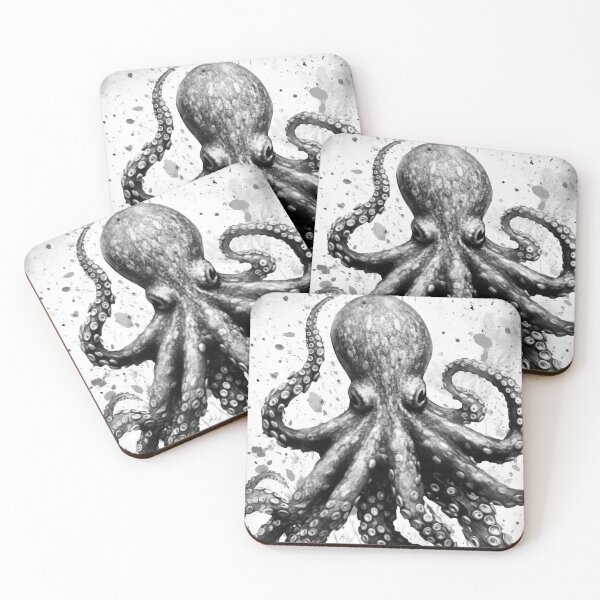 Item preview, Ink Octopus Sketch designed and sold by DSAHART.