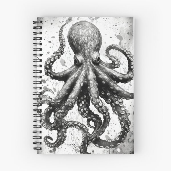 Item preview, Ink Octopus Sketch designed and sold by DSAHART.