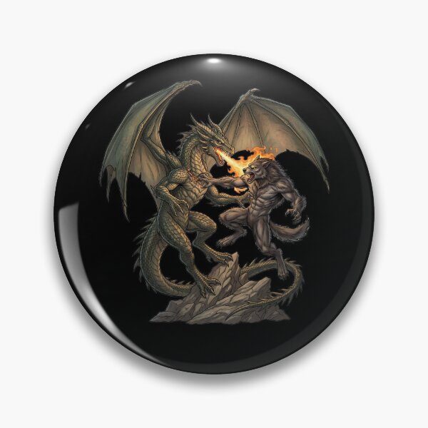 Item preview, Dragons vs. Werewolf designed and sold by ReneMM.
