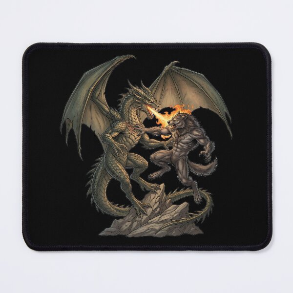 Item preview, Dragons vs. Werewolf designed and sold by ReneMM.