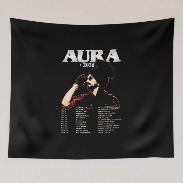 Item preview, Diljit Dosanjh Aura World Tour Dates Tour 2026 designed and sold by DetujackalShop.