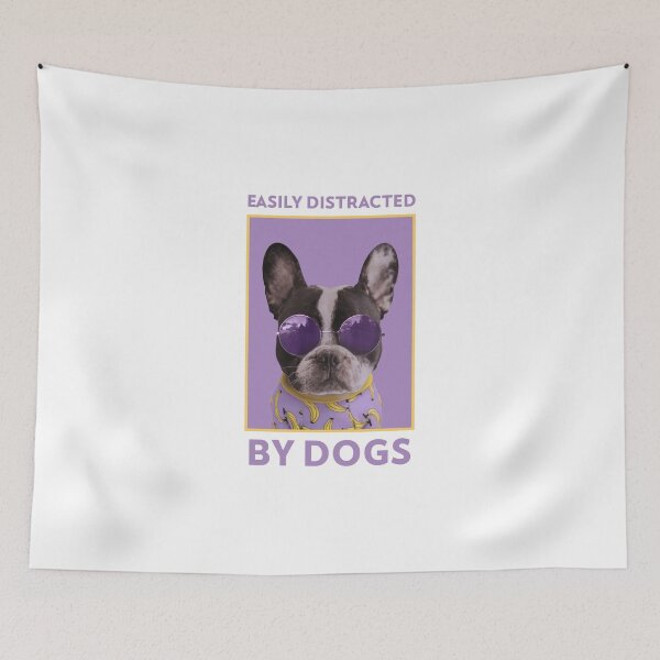 Item preview, Easily Distracted By Dogs designed and sold by TeePartyHost.