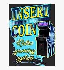 Insert Coin Photographic Print