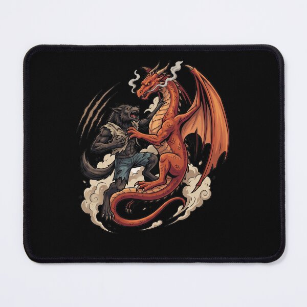 Item preview, Werewolf vs. Dragon designed and sold by ReneMM.