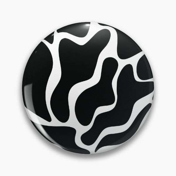 Item preview, Abstract Organic Black and White Pattern designed and sold by Dinablal.