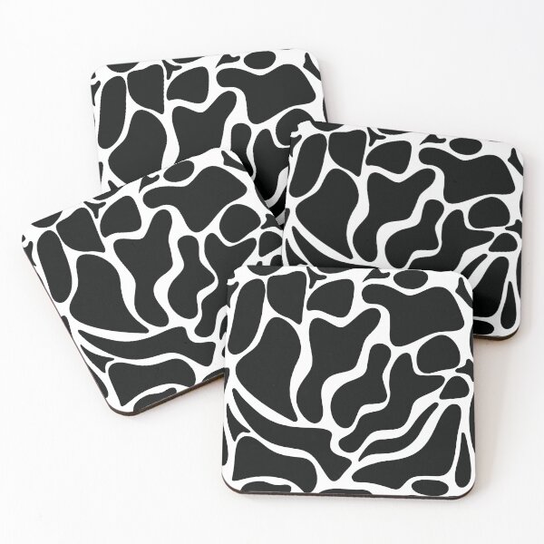 Item preview, Abstract Organic Black and White Pattern designed and sold by Dinablal.