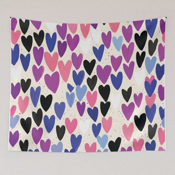 Item preview, Genderfluid Pride Month Heart Pattern – Cute LGBTQ Aesthetic designed and sold by Cannaxes Studio.