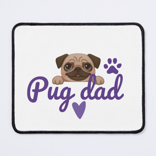 Item preview, Pug dad cute sticker  designed and sold by Bud the Pug & Friends .
