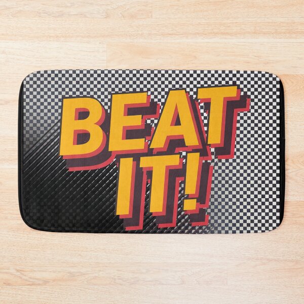 Item preview, Orange Pop Typography - Comic style on Checkerboard designed and sold by AnimeShin.