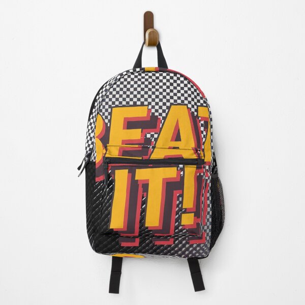 Item preview, Orange Pop Typography - Comic style on Checkerboard designed and sold by AnimeShin.