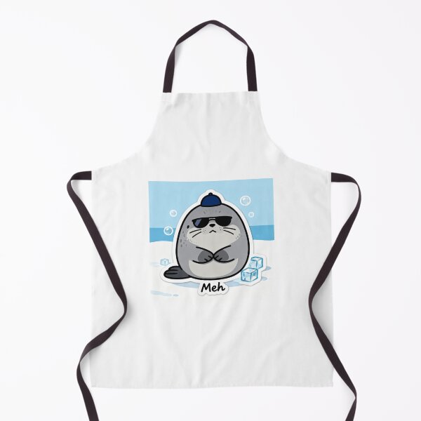 Item preview, Chill Seal Aesthetic Sticker MEH 9 designed and sold by HealthyEnvy.