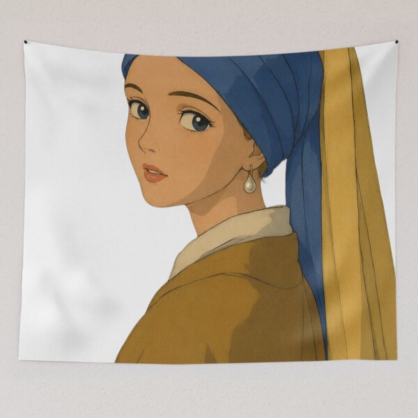 Item preview, The Pearl Girl – Forgotten VHS Portrait designed and sold by  Hollow Moon Studios..