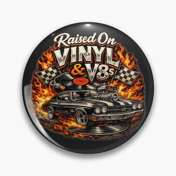 Item preview, Raised On Vinyl and V8s designed and sold by Zbixu.