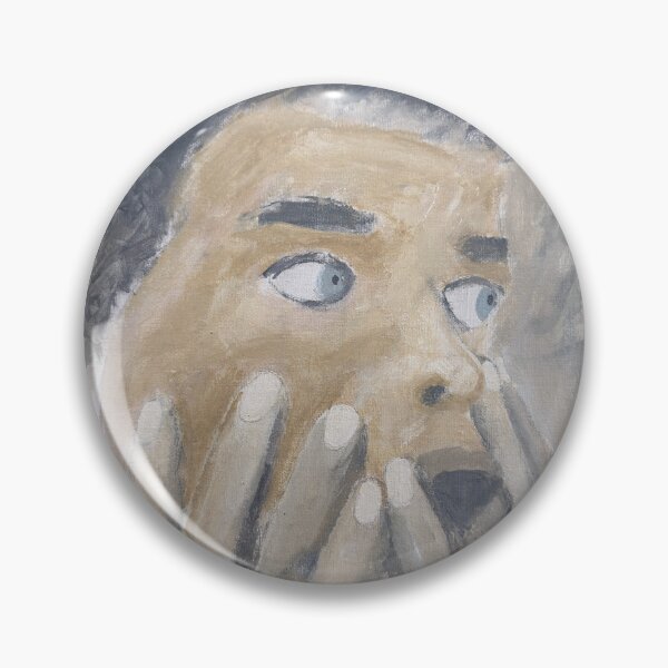 Item preview, Fright – Abstract Expressionist Portrait Print | Fear & Anxiety Artwork  designed and sold by Foster Studio Art.