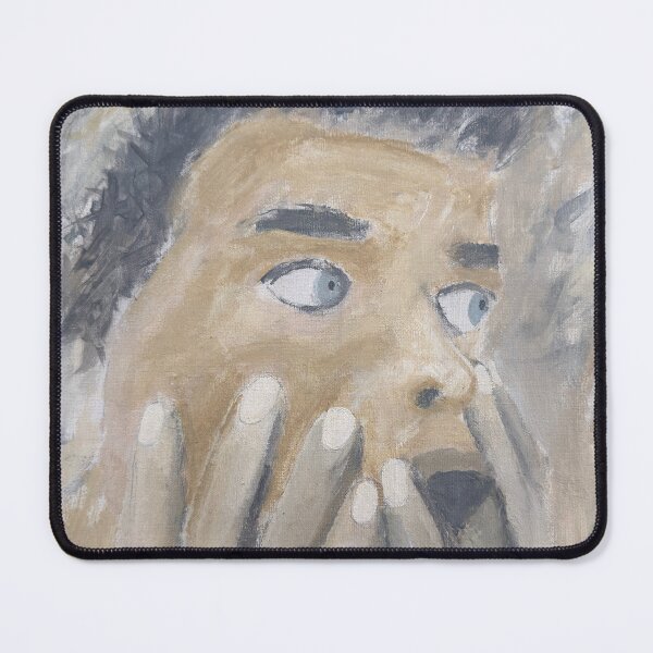 Item preview, Fright – Abstract Expressionist Portrait Print | Fear & Anxiety Artwork designed and sold by Foster Studio Art.