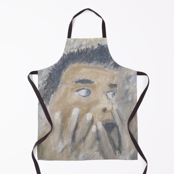Item preview, Fright – Abstract Expressionist Portrait Print | Fear & Anxiety Artwork designed and sold by Foster Studio Art.