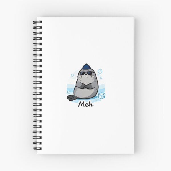 Item preview, Chill Seal Aesthetic Sticker MEH 10 designed and sold by HealthyEnvy.
