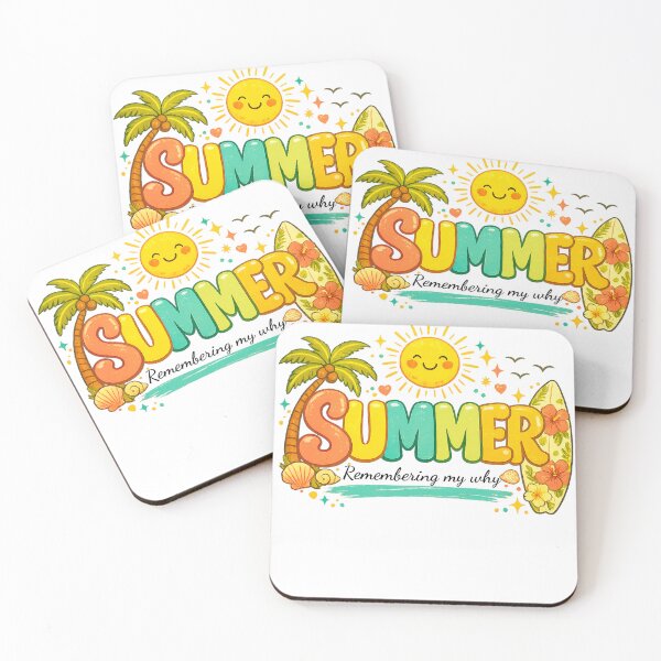 Item preview, Summer Vacation Tropical Sun Beach Retro Design designed and sold by INKPOPTOURI.