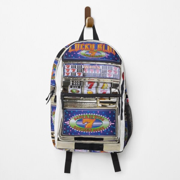 Item preview, Lucky Jackpot Slot Machine Retro Casino Design designed and sold by StikEmUp Stickers .