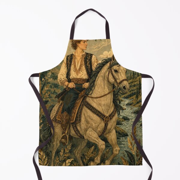 Item preview, Wall Art - Postcard - Rider of Elegance – Pastoral Journey designed and sold by ForeverPrintsOK.