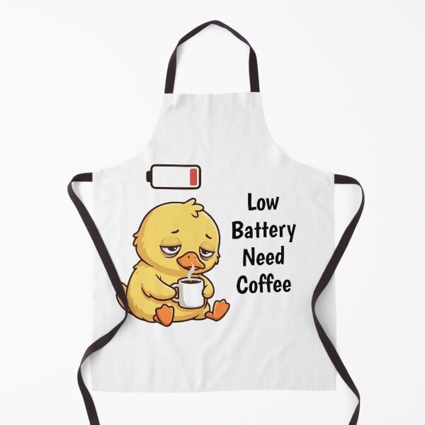 Item preview, Copy of All I Want Is Black Coffee Funny Kawaii Duck Badge Graphic designed and sold by InfiniteOrbit.