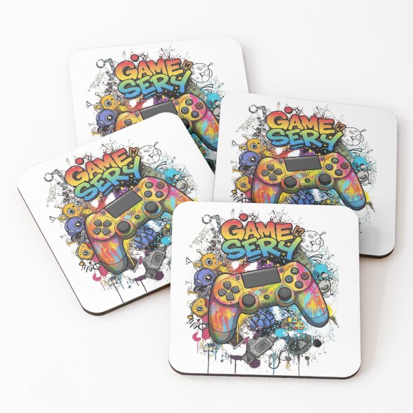Item preview, Colorful Graffiti Video Game Controller Art designed and sold by A touch of creativity.