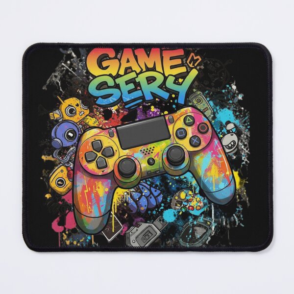 Item preview, Colorful Graffiti Video Game Controller Art designed and sold by A touch of creativity.