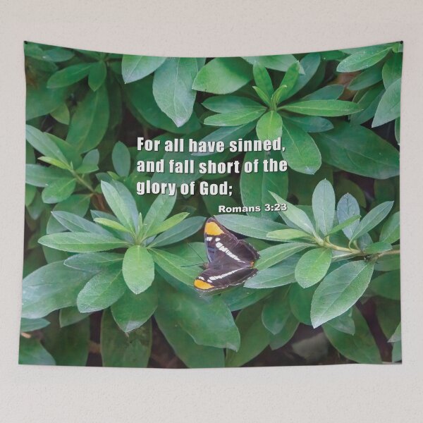 Item preview, Romans 3:23 California Sister Butterfly photograph designed and sold by InsprtnlArtbyDP.