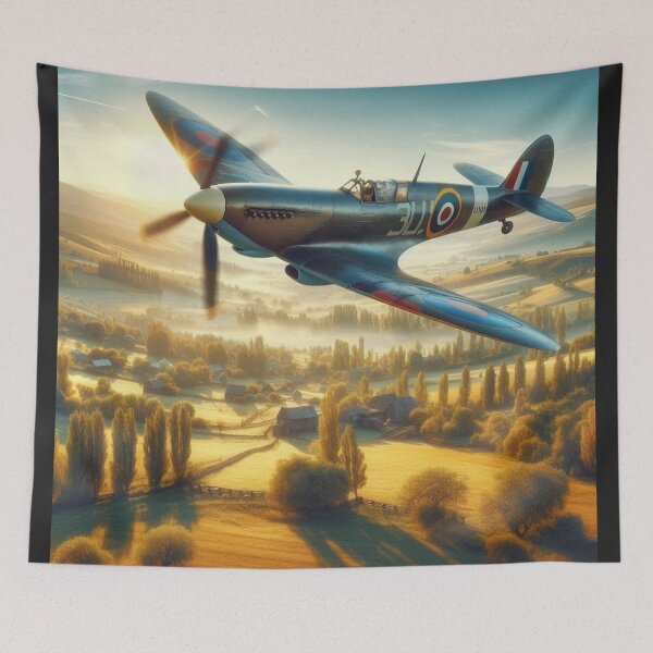 Item preview, Spitfire plane designed and sold by ARTFINSTORE.