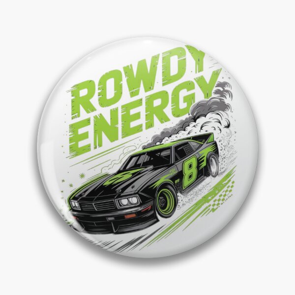 Item preview, Kyle Busch Rowdy Energy Racing Shirt | NASCAR Inspired Streetwear Design | Number 8 Motorsport Graphic Tee designed and sold by Dazai_shop⭐⭐⭐⭐⭐.