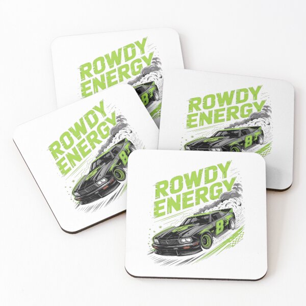 Item preview, Kyle Busch Rowdy Energy Racing Shirt | NASCAR Inspired Streetwear Design | Number 8 Motorsport Graphic Tee designed and sold by Dazai_shop⭐⭐⭐⭐⭐.