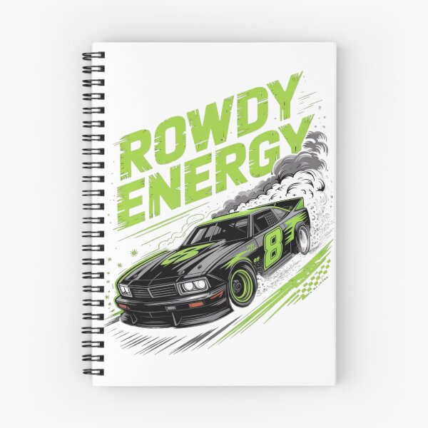 Item preview, Kyle Busch Rowdy Energy Racing Shirt | NASCAR Inspired Streetwear Design | Number 8 Motorsport Graphic Tee designed and sold by Dazai_shop⭐⭐⭐⭐⭐.